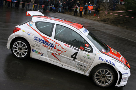 Karl-Åge Jensen indledte sæsonen i Designa Køkken Rally GP i Kongensbro.